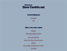 Tablet Screenshot of daveconklin.net